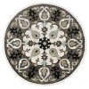 Valerie VIB-AN Gray Area Rug 7 ft. Round