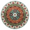 LR Home Valerie VIB-AO Ivory Area Rug 5 ft. Round