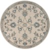 LR Home Vicencia VIC-AQ Ivory Area Rug 4 ft. 10 in. Round