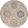 LR Home Vicencia VIC-AR Ivory Area Rug 4 ft. 10 in. Round