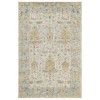 LR Home Vivian VIN-AV Blue Area Rug 7 ft. 9 in. X 9 ft. 9 in. Rectangle