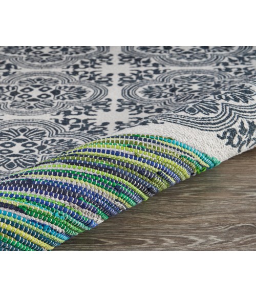 LR Home VOGUE 99971 Blue/ Multi 5'0" X 7'0 Rect. Rug