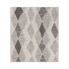 LR Home Winona WES-AB Gray 7 ft.10 in.x 8 ft.10 in. Rectangle Area Rug
