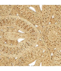 LR Home Natural Jute NATUR12029 Natural Area Rug 8 ft. Round