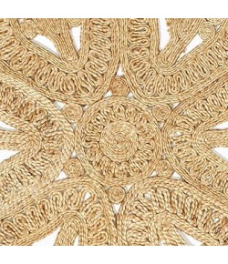 LR Home Natural Jute NATUR12030 Natural Area Rug 8 ft. Round