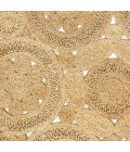 LR Resources NATURAL JUTE NATUR12031NAT80RD Area Rug