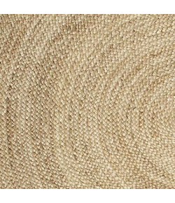 LR Home Brynn NAT-AS Gray Area Rug 8 ft. Round