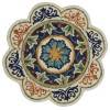 LR Home Daleyza DAZ-AR Ivory Area Rug 6 ft. Round