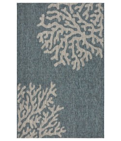 Celeste CAP-AY Blue Area Rug 5 ft. X 7 ft. Rectangle