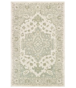 Monica MOD-AA Sea Green Area Rug 5 ft. X 7 ft. 9 Rectangle