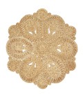 LR Resources NATURAL JUTE NATUR12029NAT80RD Area Rug