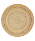 LR Resources NATUR12032NGY40RD LR12032-NGY40RD Area Rug