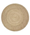 LR Resources NATUR12033GRY60RD LR12033-GRY60RD Area Rug