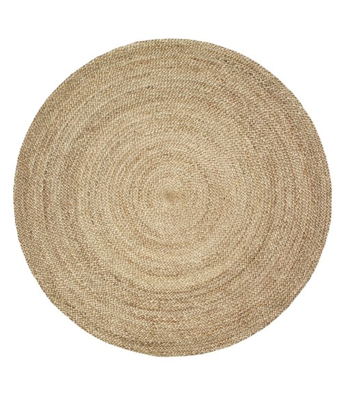LR Resources NATUR12033GRY60RD LR12033-GRY60RD Area Rug