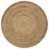 Brynn NAT-AT Gray Area Rug 8 ft. Round