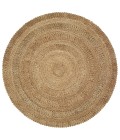 LR Resources NATUR12034GRY40RD LR12034-GRY40RD Area Rug