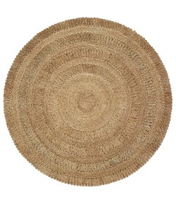 Brynn NAT-AT Gray Area Rug 4 ft. Round