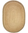 LR Resources NATUR12035NGY79OV LR12035-NGY79OV Area Rug