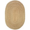 Brynn NAT-AU Natural Area Rug 7 ft. X 9 Oval