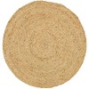 LR Home Brynn NAT-AS Natural Area Rug 4 ft. Round