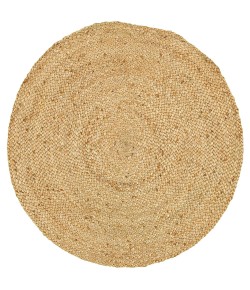 LR Home Natural Jute NATUR50136 Natural Area Rug 8 ft. Round