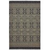 Sylvestra SUN-AX Black Area Rug 5 ft. X 8 ft. Rectangle