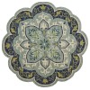 Daleyza DAZ-AP Teal Area Rug 6 ft. Round