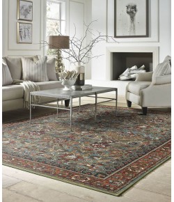 Karastan Spice Market Blue 90662 2 ft. 6 in. X 10 ft. Rectangle Rug