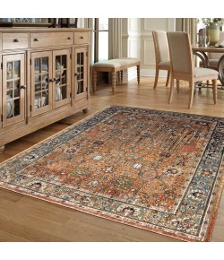 Karastan Spice Market Myanmar Tobacco Rug 1 ft. 6 X 1 ft. 6 Rectangle