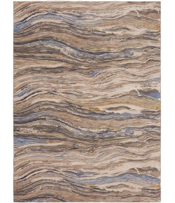 Karastan Enigma Continuum Smokey Grey Rug 2 ft. X 3 ft. Rectangle