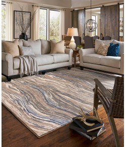 Karastan Enigma Continuum Smokey Grey Rug 2 ft. X 3 ft. Rectangle