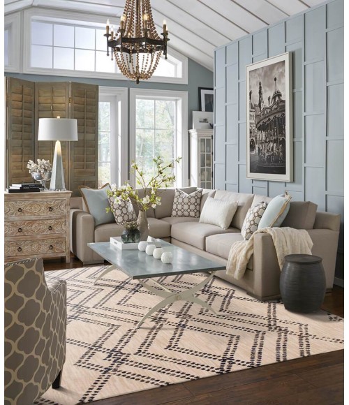 COSMOPOLITAN RUG Karastan Cosmopolitan French Affair Ink Blue by Patina Vie Rug