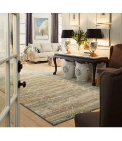 Karastan Touchstone Debonair Jadeite Rug 2 ft. 4 X 7 ft. 10 Rectangle