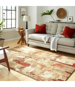 Karastan Elements Treviso Gold Rug 5 ft. 3 X 7 ft. 10 Rectangle