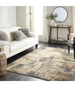 Karastan Elements Treviso Gray Rug 1 ft. 6 X 1 ft. 6 Rectangle