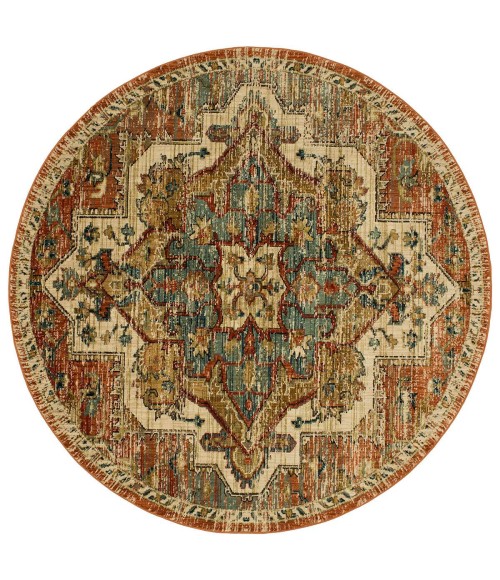 Elements Orange Rug 91557 2 ft. 6 in. X 10 ft. Rectangle - Rugs Town Karastan Elements Orange 91557 2 ft. 6 in. X 10 ft. Rectangle Rug