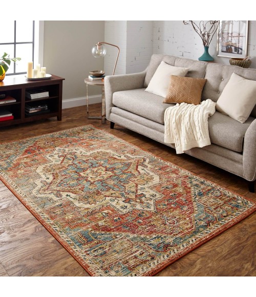 Elements Orange Rug 91557 2 ft. 6 in. X 10 ft. Rectangle - Rugs Town Karastan Elements Orange 91557 2 ft. 6 in. X 10 ft. Rectangle Rug