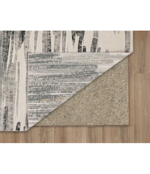 Tryst Grey/Silver Rug R1288 5 ft. X 8 ft. Rectangle - Rugs Town Karastan Tryst Grey/Silver R1288 5 ft. X 8 ft. Rectangle Rug