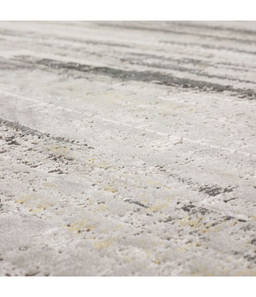 Tryst Grey/Silver Rug R1288 5 ft. X 8 ft. Rectangle - Rugs Town Karastan Tryst Grey/Silver R1288 5 ft. X 8 ft. Rectangle Rug