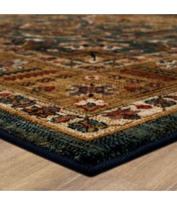 Karastan Spice Market Aksum Blue Area Rug 1 ft. 6 in. X 1 ft. 6 in. Rectangle