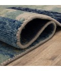 Karastan Depiction by Stacy Garcia Blue RG144 8 ft. X 10 ft. Rectangle Rug