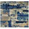 Karastan Depiction by Stacy Garcia Blue RG144 8 ft. X 10 ft. Rectangle Rug