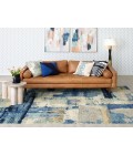 Karastan Depiction by Stacy Garcia Blue RG144 8 ft. X 10 ft. Rectangle Rug