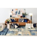 Karastan Depiction by Stacy Garcia Blue RG144 8 ft. X 10 ft. Rectangle Rug