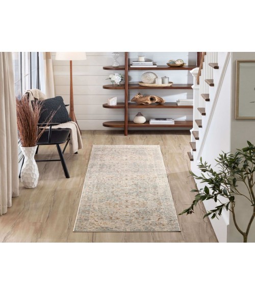 Windermere Blue Rug R1261 2 ft. 6 in. X 10 ft. Rectangle - Rugs Town Karastan Windermere Blue R1261 2 ft. 6 in. X 10 ft. Rectangle Rug