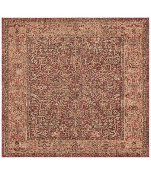 Zula Red Rug R1223 5 ft. X 8 ft. Rectangle - Rugs Town Karastan Zula Red R1223 5 ft. X 8 ft. Rectangle Rug