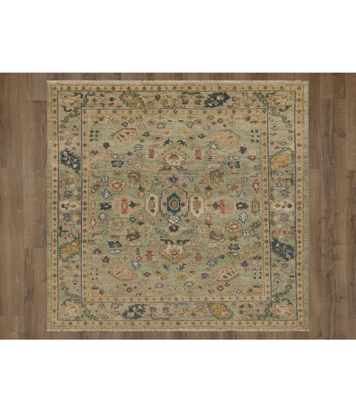 Balboa Green Rug R1193 8 ft. X 10 ft. Rectangle - Rugs Town Karastan Balboa Green R1193 8 ft. X 10 ft. Rectangle Rug