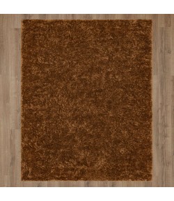 Karastan Billow Shag Rust Rug 7 ft. 10 in. X 10 ft. Rectangle