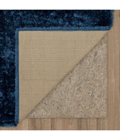 Karastan Billow Shag Blue 6' 6" x 9' Area Rug