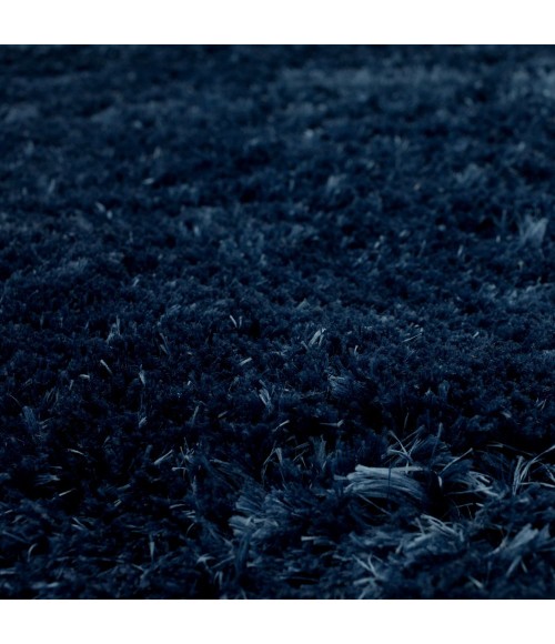 Karastan Billow Shag Blue 6' 6" x 9' Area Rug